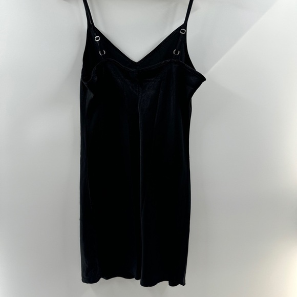 Gilly Hicks Black Satin Slip Dress – Size Medium - Picture 5 of 7